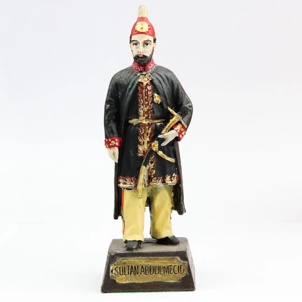 Özel Tasarım Polyester Tekli Osmanlı Padişahları Dekoratif Biblo - 9