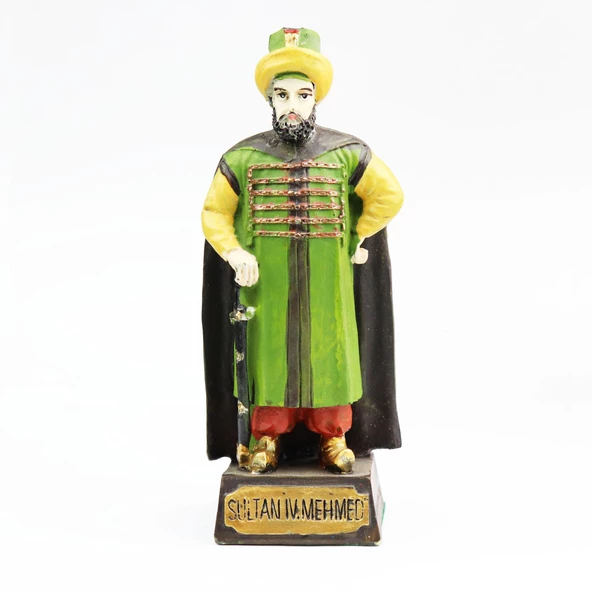 Özel Tasarım Polyester Tekli Osmanlı Padişahları Dekoratif Biblo - 7