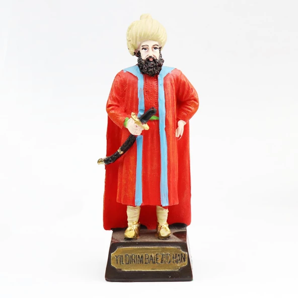 Özel Tasarım Polyester Tekli Osmanlı Padişahları Dekoratif Biblo - 2