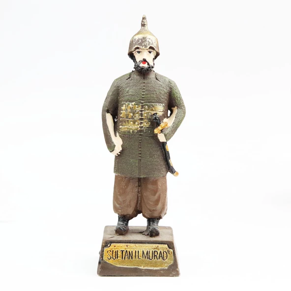 Özel Tasarım Polyester Tekli Osmanlı Padişahları Dekoratif Biblo - 3