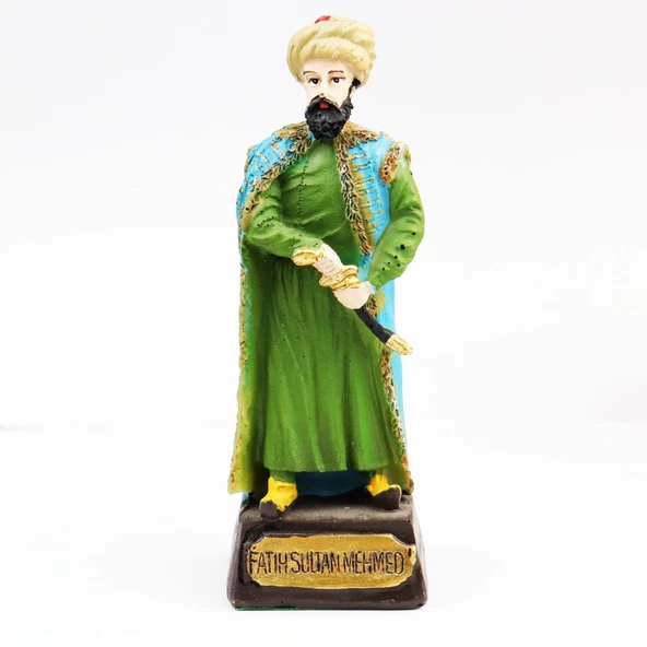 Özel Tasarım Polyester Tekli Osmanlı Padişahları Dekoratif Biblo - 4