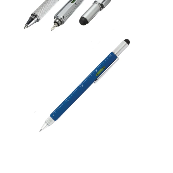 Kutulu Çelik Fonksiyonlu Kalem Su Terazisi Tornavida Cetvel - 6