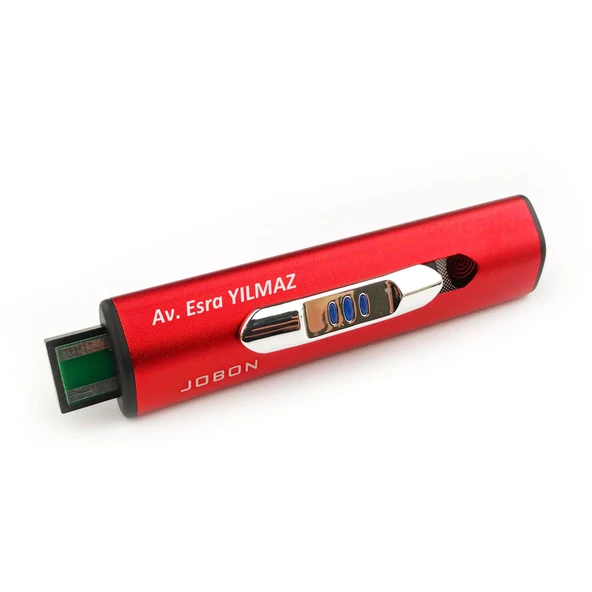 İsme Kişiye Özel Usb Şarjlı Elektrikli Rezistanslı Jobon Çakmak - 6