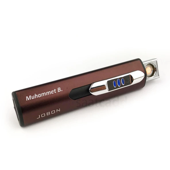 İsme Kişiye Özel Usb Şarjlı Elektrikli Rezistanslı Jobon Çakmak - 7