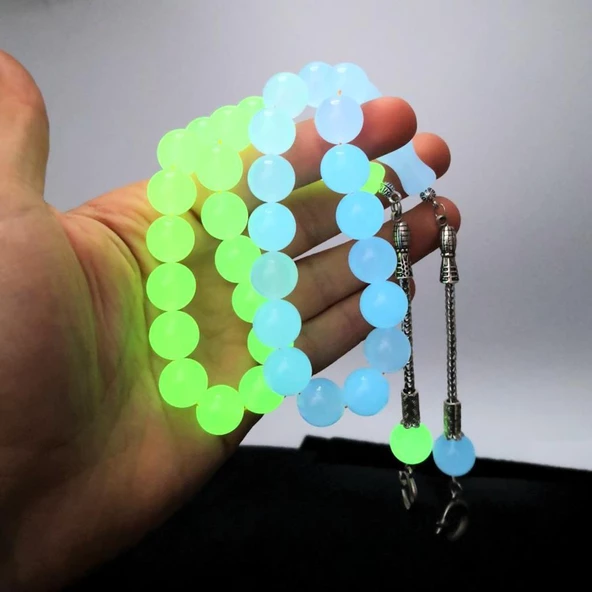 Ayyıldız Püsküllü İri Taneli Kedigözü Fosforlu Efe Tesbih