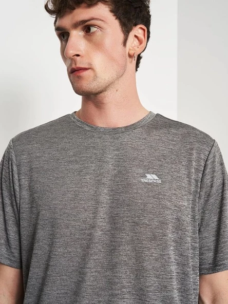 Trespass Raeran Technical Erkek Tişört Gri MATOTSTR0063 - Resim 3