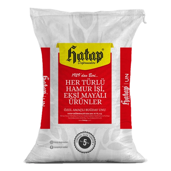 Hatap 5 kg Ekmeklik Un (Fabrikasından) - 2