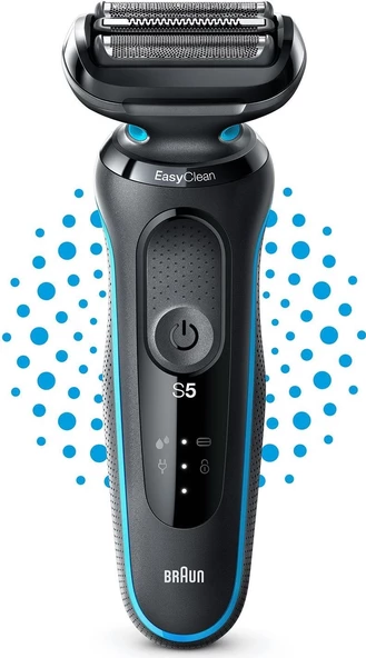 Braun Yeni Seri 5 M1000S Autosense Easyclean Islak ve Kuru Tıraş Makinesi