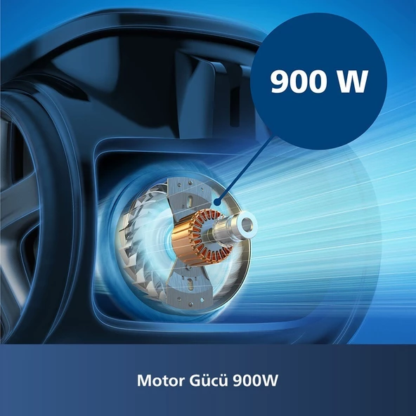 Philips Marathon Daily XB7151/07 900 W Toz Torbasız Süpürge - Resim 2