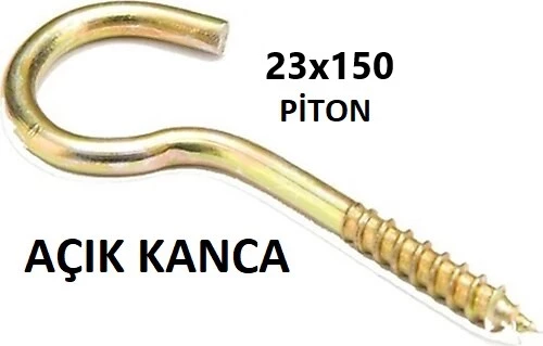 23 x 150 PİTON - AÇIK KANCA ( 1 ADET FİYATIDIR )