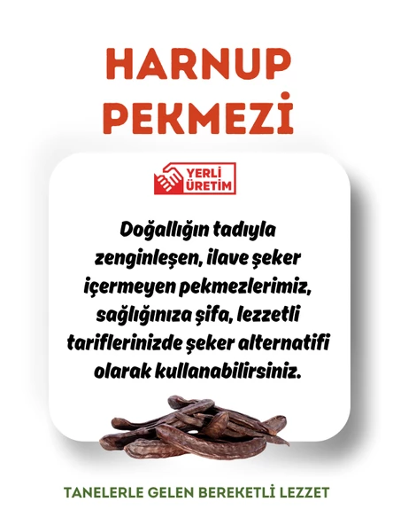 Mytat Doğal Katkısız Harnup Pekmezi 800 gr (Cam Kavanoz) - 3