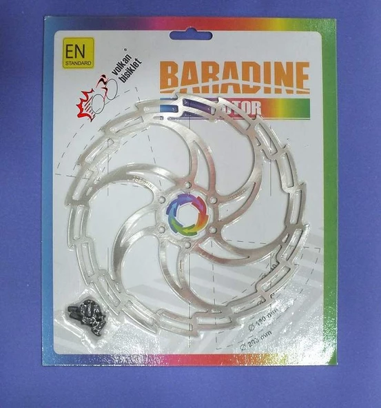 BARADINE ROTOR DB05 STEEL180MM