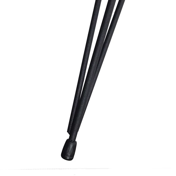 İzmir 4 lü Metal Firkete Ahşap Kütük Sehpa ve Masa Ayağı 48 cm - 2