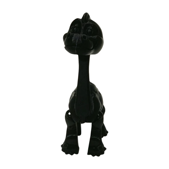 3D Hareketli Oyuncak Brakiyozor (Brachiosaurus) Dinozor - Siyah - Resim 3