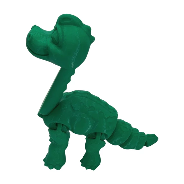 3D Hareketli Oyuncak Brakiyozor (Brachiosaurus) Dinozor - Yeşil - Resim 3