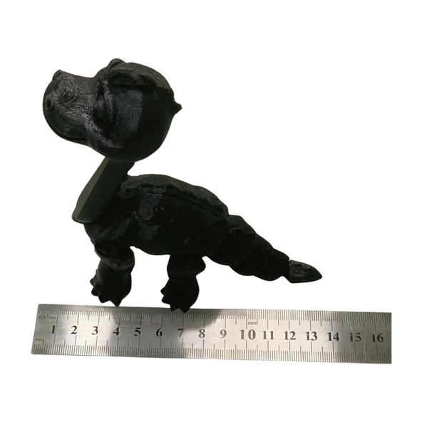 3D Hareketli Oyuncak Brakiyozor (Brachiosaurus) Dinozor - Siyah - Resim 8