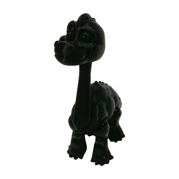 3D Hareketli Oyuncak Brakiyozor (Brachiosaurus) Dinozor - Siyah - Resim 5