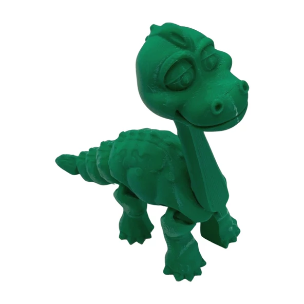 3D Hareketli Oyuncak Brakiyozor (Brachiosaurus) Dinozor - Yeşil - Resim 7