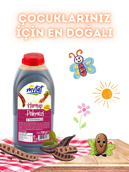 Mytat Doğal Katkısız Harnup Pekmezi 700 gr - 2