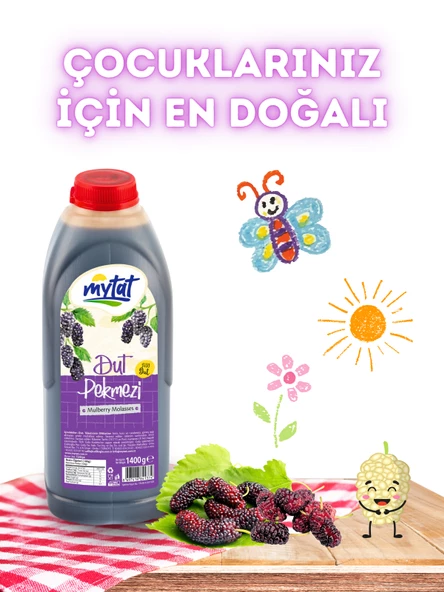 Mytat Doğal Katkısız Dut Pekmezi 1400 gr - 2