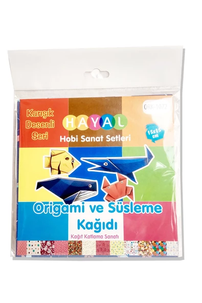 Hayal Origami Seti - Origami Karışık Desenli Kağıt Yapım Seti 1 - 3