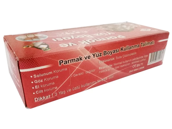 Parmak ve Yüz Boyası 10 Renk Redrose - 2