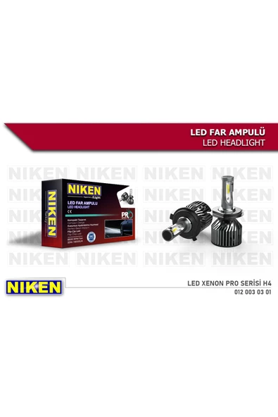 Xenon Pro Serisi H4 Led Far Ampul Şimşek Etki N6 - 4