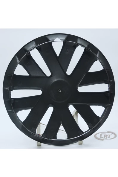 Jant Kapağı Siyah-gri Kırılmaz 14" Vw Model (Amblem Hediyeli) (1 Adet) - Resim 2