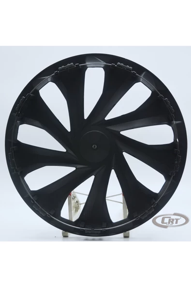 Jant Kapağı Kırılmaz 16" Universal Parlak Siyah Model (Çıkartma Hediyeli) (Adet Olarak) - Resim 2