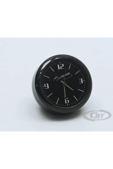 Araç Içi Saat Retro Analog Atatürk Imza Model