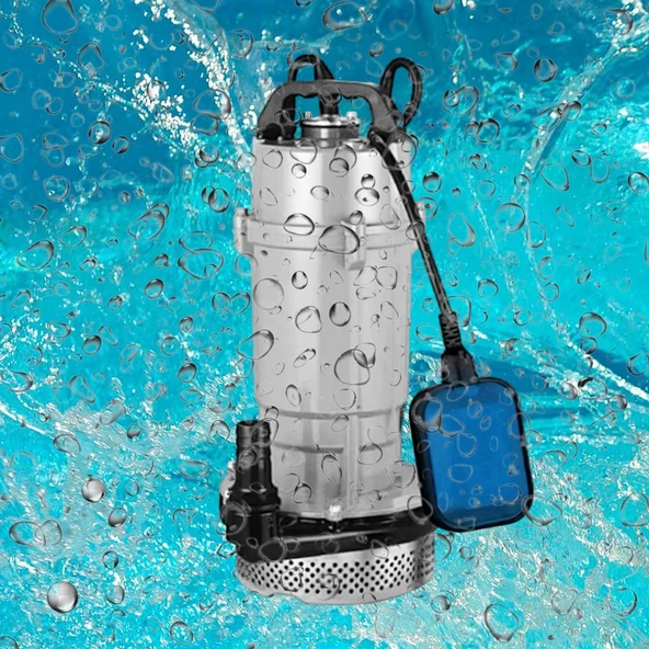 Alüminyum Gövdeli 2 Hp Dalgıç Tip Temiz Su Pompası Rainpump 1.5 Kw Trifaze Kuyu Drenaj Boşaltma - 3