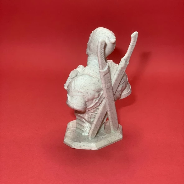 3D Deadpool Büst - Figür - 10cm / Mermer Görünümlü - 4