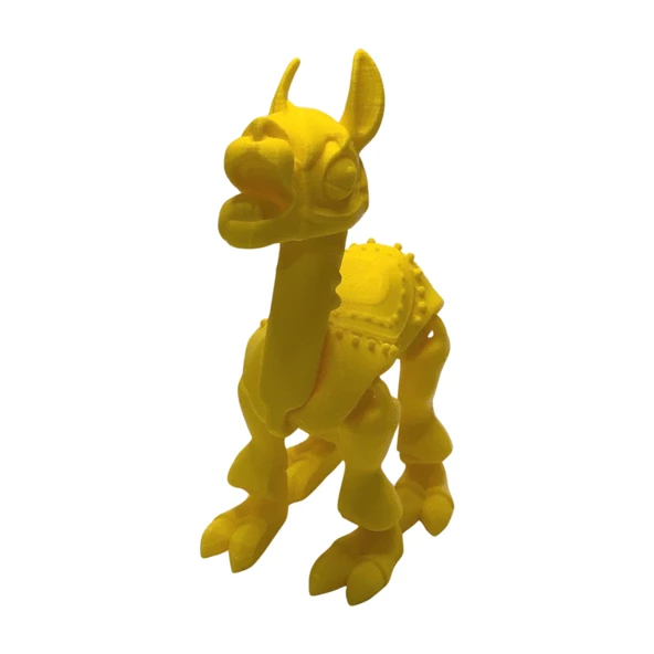 3D Hareketli Oyuncak Lama - Sarı - Resim 6