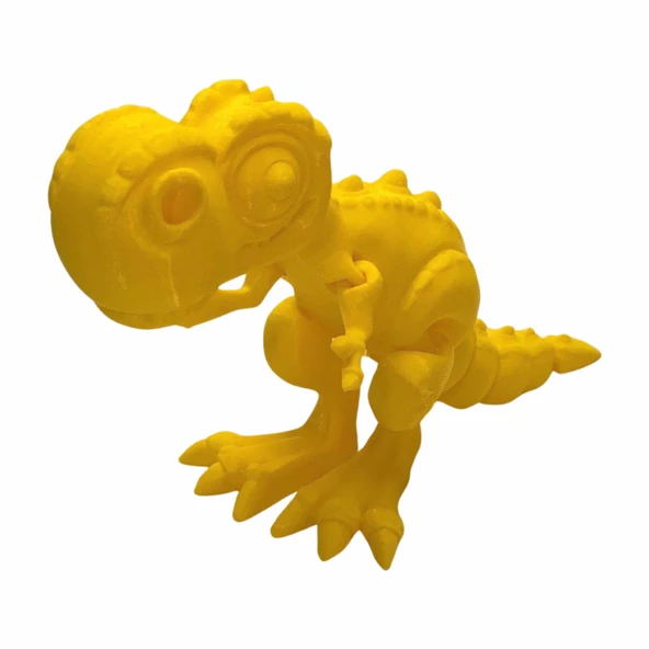 3D Hareketli Trex Oyuncak - Sarı - 1
