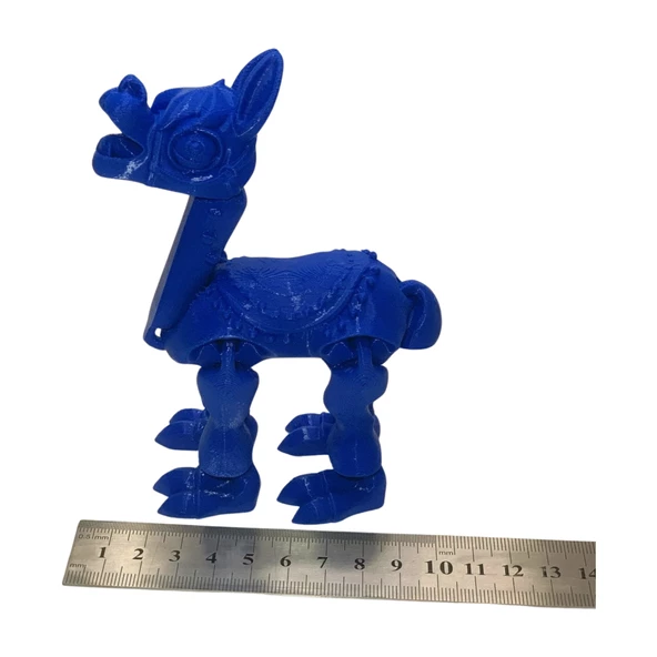 3D Hareketli Oyuncak Lama - Lacivert - 8