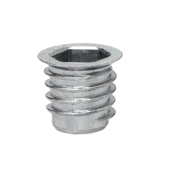 Metal Düz Dişli Dübel Ahşap Dübeli M8 10x15 Diş Çinko Mobilya Bağlantı Ünite Birleştirme (25 ADET) - 7
