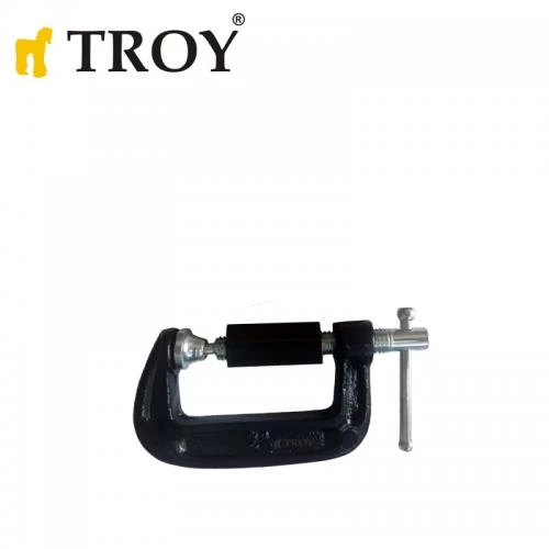 TROY 25062 C-Tipi Mengene, 51mm Dövme Çelik İşkence - 2