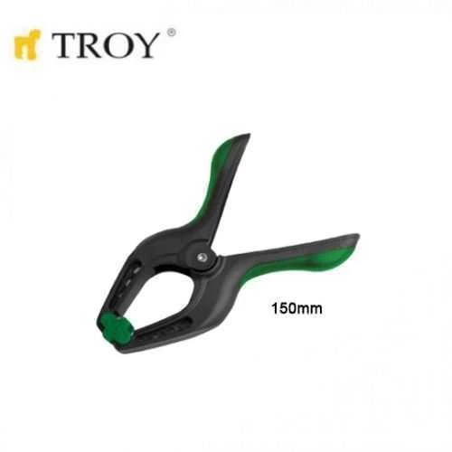 TROY 25056 Mandal Tipi İşkence 150mm Plastik Mengene Çelik Yaylı - 2