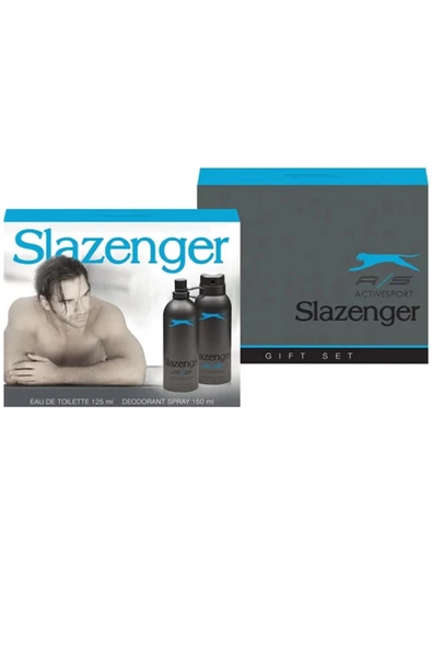 Slazenger  Erkek Karma Set 3 Lü Gold + Mavi + Yeşil Deodorant-Parfüm -  SLAZENGERKARMASET - 2