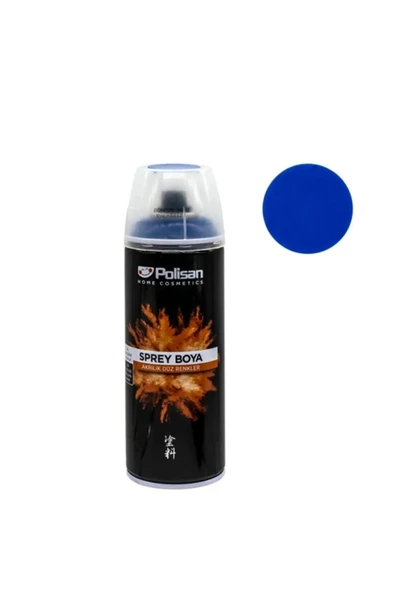 Polisan Akrilik Sprey Boya Boncuk Mavi 400 ml (Ral-5017) - 2