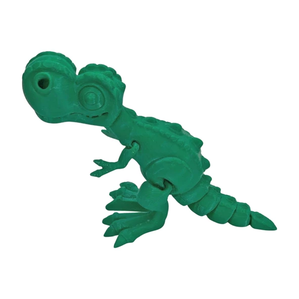 3D Hareketli Trex Oyuncak - Yeşil - Resim 2
