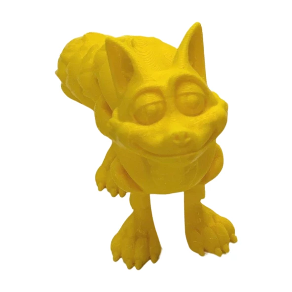 3D Hareketli Tilki Oyuncak - Sarı - Resim 5