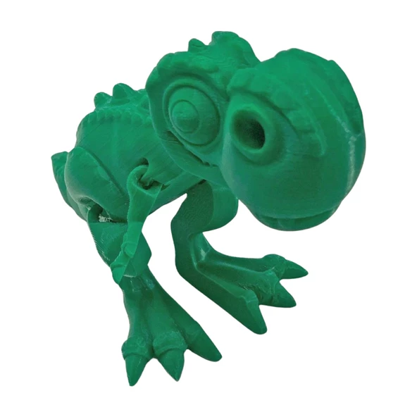 3D Hareketli Trex Oyuncak - Yeşil - Resim 3