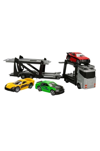Transporter 3'lü Araç Seti ile Miniklere Unutulmaz Eğlenceler! - 4