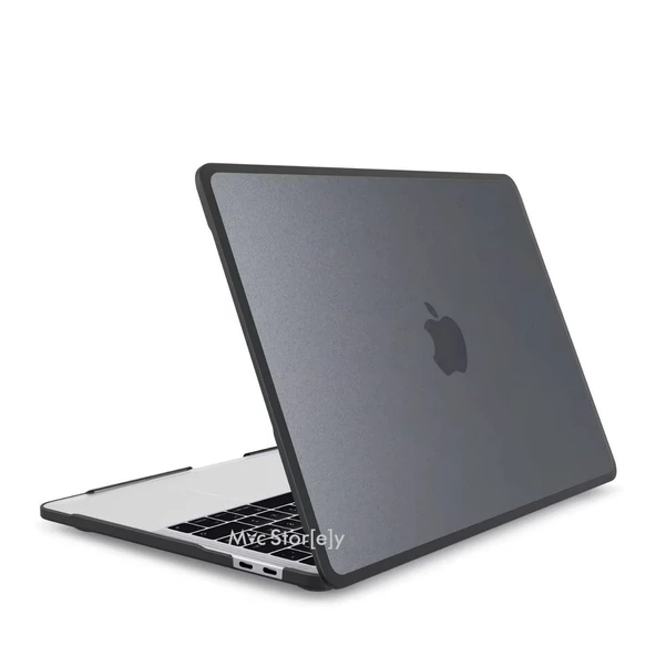 Macbook Air Kılıf 15.3 inç M2-M3, TPU Outdoor (TouchID'li Air M2-M3) A2941 A3114 ile Uyumlu