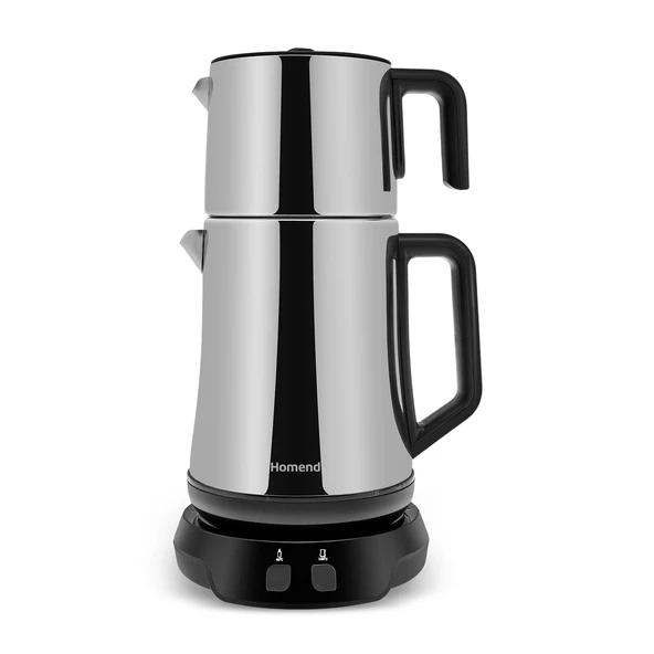 Homend Royaltea Elegant 1776H Parlak Inox Çay Makinesi - 5