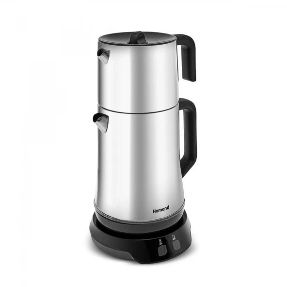 Homend Royaltea Elegant 1776H Parlak Inox Çay Makinesi - 7