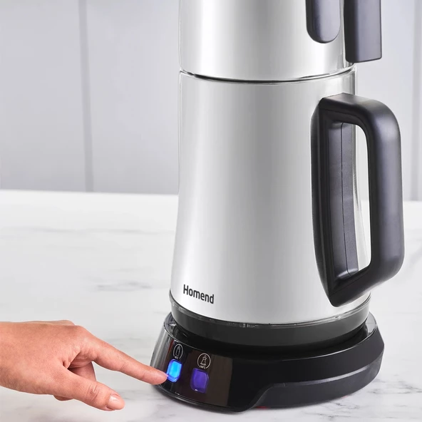 Homend Royaltea Elegant 1776H Parlak Inox Çay Makinesi - 3