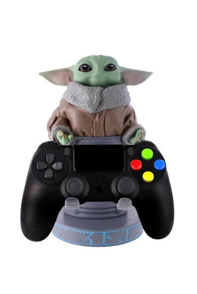 EXG Pro Cable Guys -Star Wars Grogu Seeing Stone Pose Phone And Controller Holder - 8