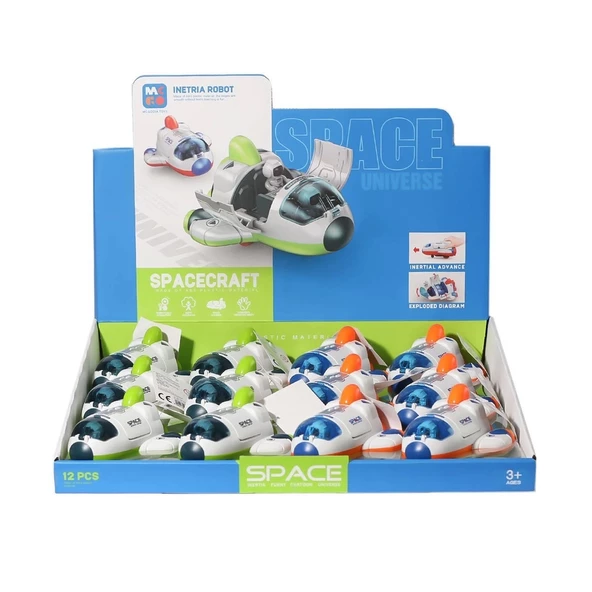 KZL-D400-43 Uzay Uçağı Figürlü -Kızılkaya - Resim 3